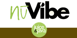 image of logo of nVibe Juice & Java franchise business opportunity nuVibe Juice & Java franchises nûVibe Juice & Java franchising
