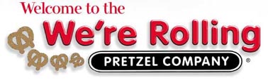 image of logo of We're Rolling Pretzel franchise business opportunity We're Rolling Pretzel franchises We're Rolling Pretzel franchising
