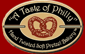 image of logo of A Taste of Philly franchise business opportunity A Taste of Philly Pretzel franchises A Taste of Philly soft pretzel bakery franchising