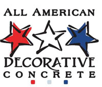 image of logo of All American Decorative Concrete franchise business opportunity All American Decorative Stamped Concrete franchises All American Decorative Concrete franchising