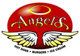 image of logo of Angel's franchise business opportunity Angel's hot dog franchises Angel's ice cream franchising