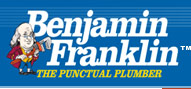 image of logo of Benjamin Franklin Plumbing franchise business opportunity Benjamin Franklin franchises Benjamin Franklin Plumber franchising