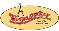 image of logo of CrepeMaker franchise business opportunity CrepeMaker crepe restaurant franchises CrepeMaker crepe franchising