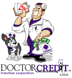 image of logo of DoctorCredit USA franchise business opportunity Doctor Credit USA franchises DoctorCredit USA franchising