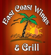 image of logo of East Coast Wings & Grill franchise business opportunity East Coast Wing franchises East Coast Wings franchising