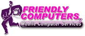 image of logo of Friendly Computers franchise business opportunity Friendly Computers Mobile Computer franchises Friendly Computers Mobile Computer Services franchising