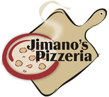 image of logo of Jimano's Pizzeria franchise business opportunity Jimano's Pizza franchises Jimano's franchising