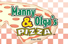 image of logo of Manny & Olga's Pizza franchise business opportunity Manny & Olga's Pizza franchises Manny & Olga's Pizza franchising