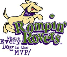 image of logo of Rompin' Rovers franchise business opportunity Romping Rovers franchises Rompin' Rovers franchising