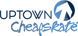 image of logo of Uptown Cheapskate franchise business opportunity Uptown Cheapskate franchises Uptown Cheapskate franchising